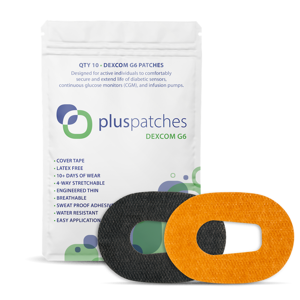 Plus Patches CGM Overlay / Cover Tape have 10-14 days holding power on your skin. The materials on the Plus Patches are designed for maximum wear time, with NO FRAYING or edge lift! The Polyurethane non-woven backing moves with your body (all around stretch) for ultimate comfort over the life of your overlay/ cover tape patch. 